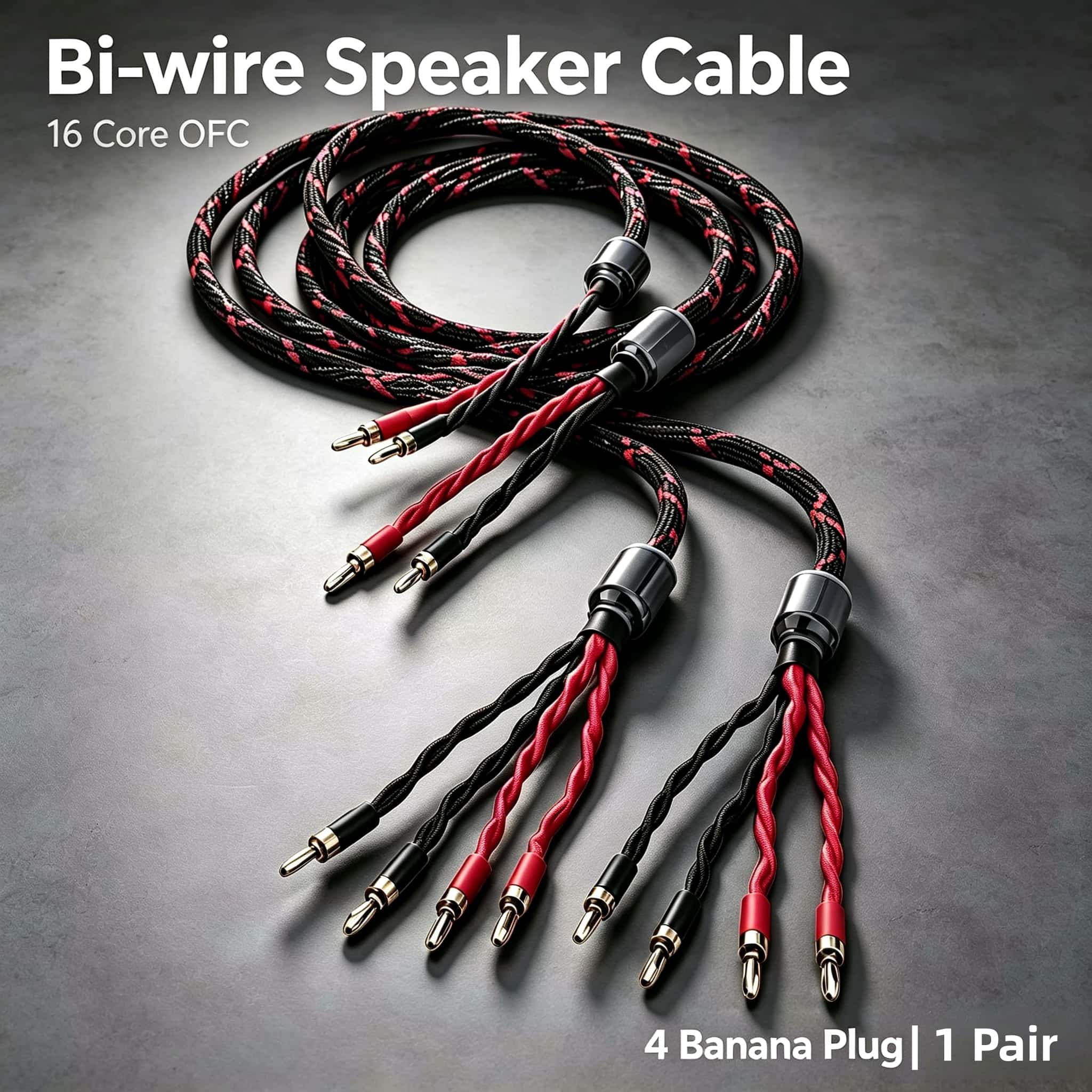 Home Improvement Dvd - Cable de Altavoz Bi-wire de 16
