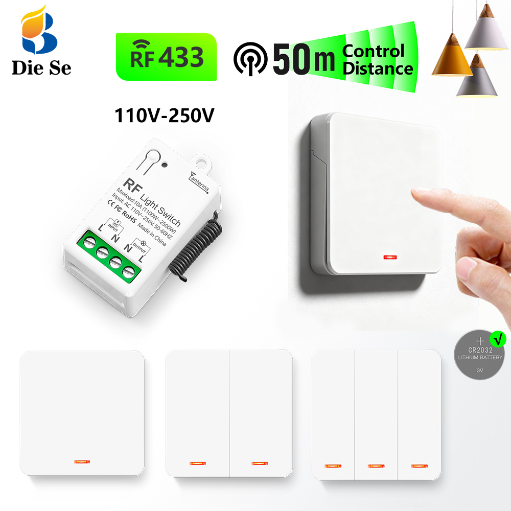 Home Improvement Loan - Interruptor de luz de CA inalámbrico