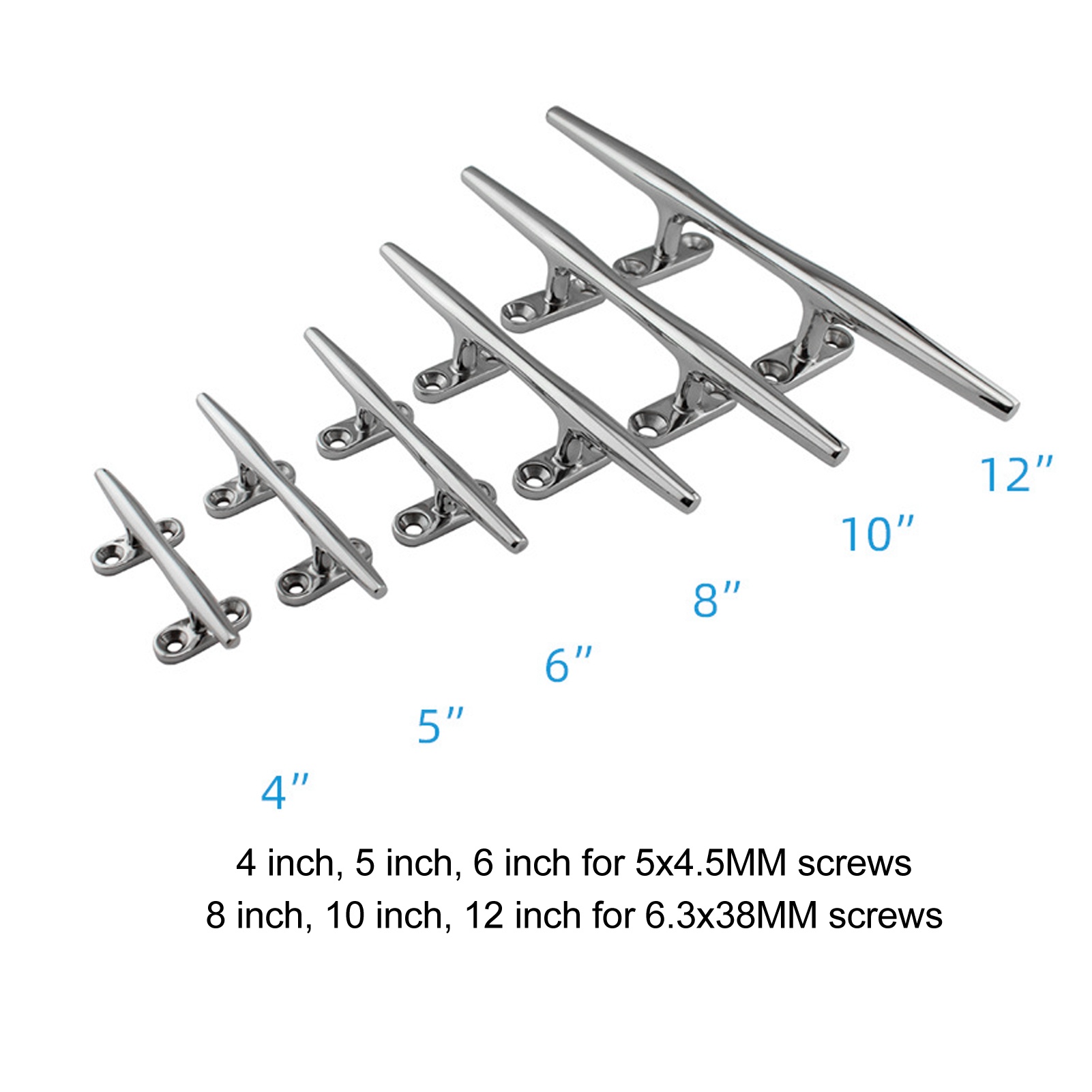 Cleat de Acero Inoxidable 316  - Deck Screw Stainless reseña y precio