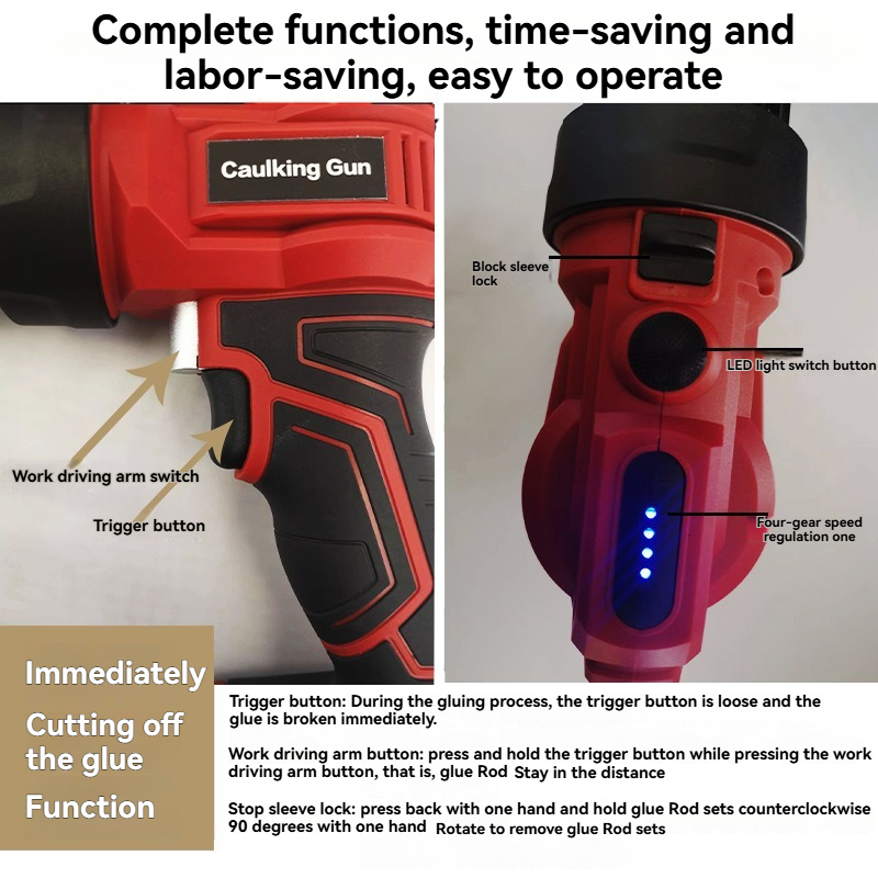 Pistola de calafateo eléctrica - Caulking Gun Dispensing reseña y precio