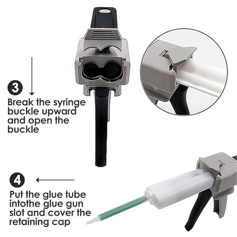 Pistola de Pegamento AB de 30  - Caulking Gun Dispensing reseña y precio